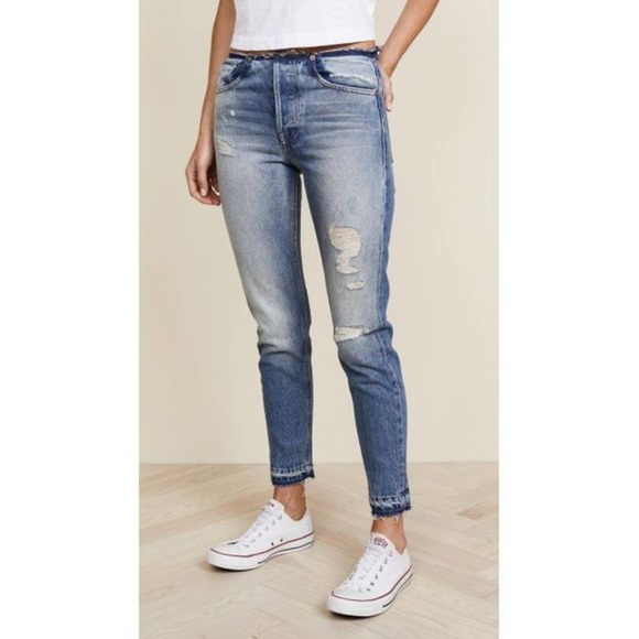 FRAME Rigid Rerelease Le Original Rip-Knee Jeans